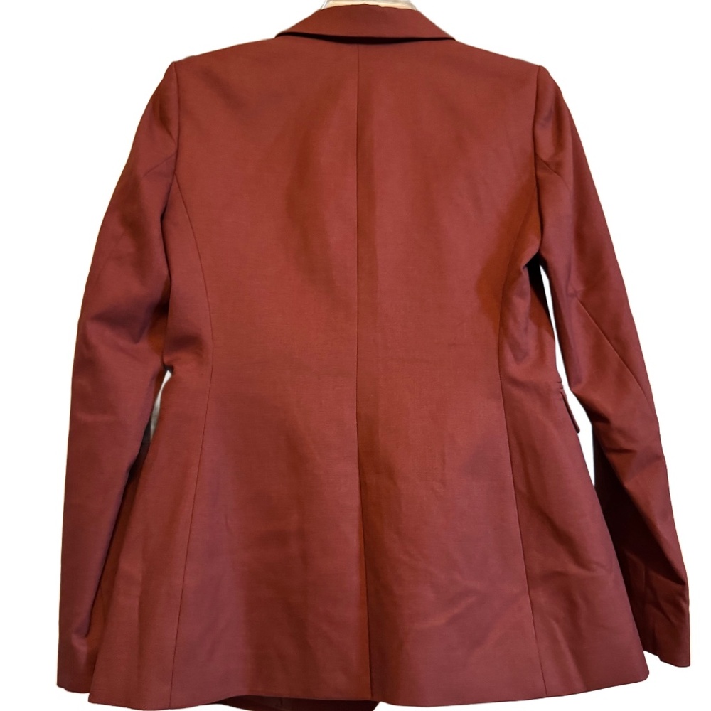 Women's Dkny Rust Colored Single Button Blazer Si… - image 4